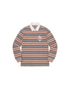 Рубашка поло Burberry X SS22 унисекс, светло-голубой Supreme