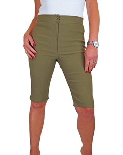 Шорты узкого кроя выше колена, зеленый Paulo due