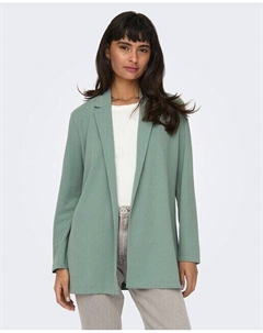 Струящийся женский пиджак с воротником с лацканами, светло-зеленый Jdy
