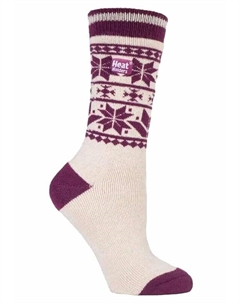 Тонкие женские зимние термоноски Lite в модном дизайне whitebirk, красный Heat holders