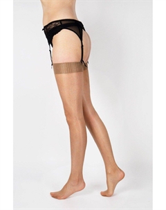 Ультраблестящие чулки плотностью 10 ден, коричневый, нюд Aristoc