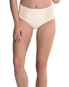 Трусики с высокой талией Havanna и кристаллами, белый Anita