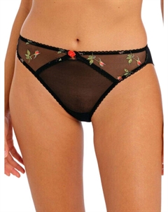 Трусики с цветением розы, черный Freya