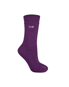 Толстые и мягкие теплые термоноски на флисовой подкладке для зимы, фиолетовый Thmo