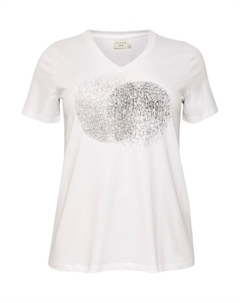 Футболка VERI, белый Kaffe curve