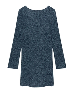 Вязаное платье, синий Pull & bear