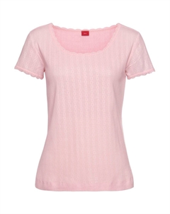 Футболка, розовый/пастельный розовый S.oliver