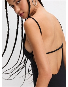 Платье, черный Pull & bear