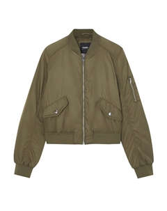 Межсезонная куртка, хаки Pull & bear