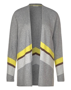 Вязаный кардиган, светло-серый/пятнистый серый Cecil