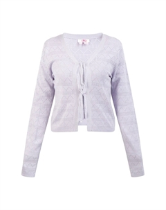 Вязаный кардиган, сиреневый Mymo