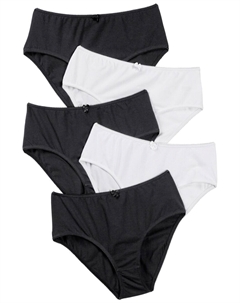 Трусы, черный/белый Ulla popken