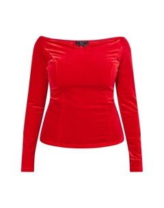 Лонгслив, красный Faina