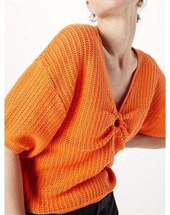 Свитер, оранжевый Lindex