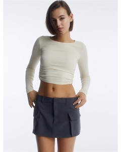 Юбка, темно-серый Pull & bear