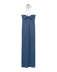 Платье, синий Pull & bear