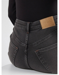 Расклешенные джинсы, черный деним Weekday