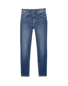 Джинсы узкого кроя, темно-синий Pull & bear