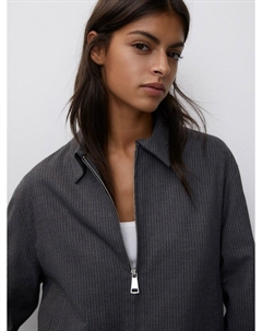 Межсезонная куртка, серый Pull & bear