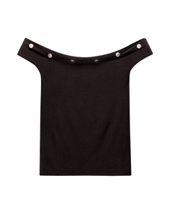 Топ, черный Pull & bear