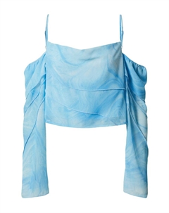 Блуза  NEYLA, синий/белый Edited