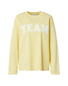 Лонгслив FRANKIE, светло-желтого Edited