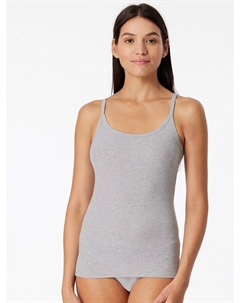 Топ PURE RIB, пятнистый серый Schiesser