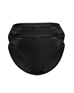 Трусы CLASSIC LACE, черный Sassa