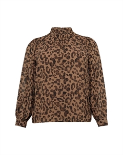 Блуза MILA, цвет Brown/Light Brown Object