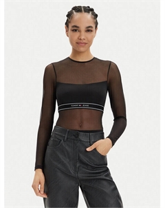 Боди, черный Tommy hilfiger