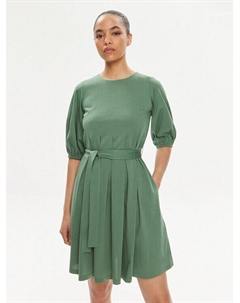 Платье стандартного кроя Weekend Max Mara, зеленый Weekend max mara