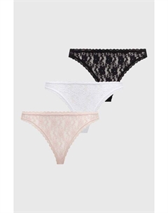 3 штуки трусов, роза Guess