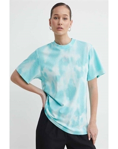 Хлопковая футболка, бирюзовый Hugo