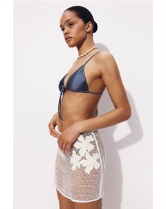 Мягкий лиф бикини с треугольными чашечками, синий H&m