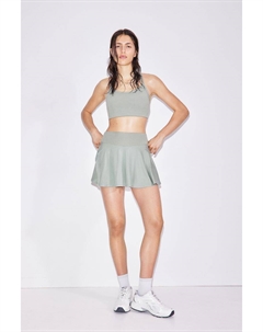 Теннисная юбка drymove пластинчатого кроя, хаки H&m