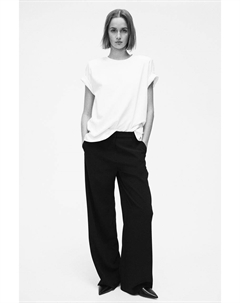 Прямые брюки, черный H&m