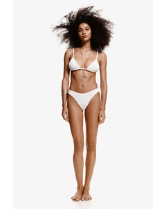 Мягкий лиф бикини с треугольными чашечками, белый H&m