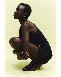 Высокие шорты, черный H&m