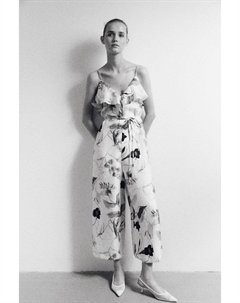 Комбинезон с воланами, белый H&m