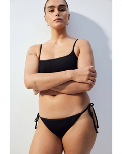 Плавки бикини со стрингами на завязках, черный H&m