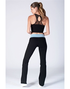 Женские джоггеры из джерси с контрастной полосой, черный Pineapple