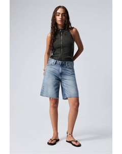 Джинсовые шорты монтерей, синий Weekday