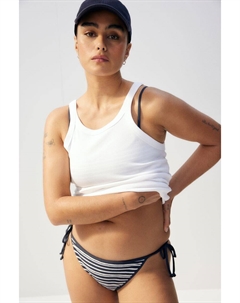 Плавки бикини со стрингами на завязках, синий H&m