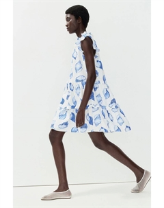 Платье с воланами, белый H&m