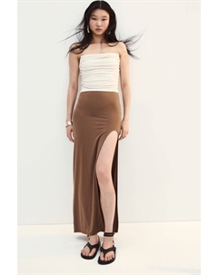 Юбка макси из вискозы, коричневый H&m