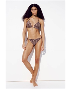 Лиф бикини с треугольными чашками пуш-ап, коричневый H&m