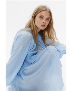 Платье с кулиской, синий H&m