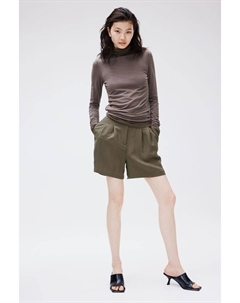 Шорты длиной до колена, хаки H&m