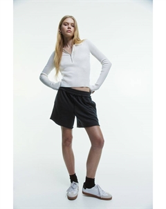 Шорты без застежки из потовой ткани, серый H&m