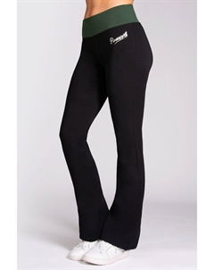 Женские джоггеры из джерси с контрастной полосой, черный Pineapple